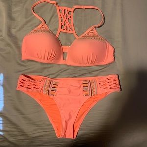 Coral time and tru bikini